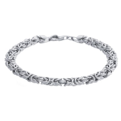 silver chain bracelet