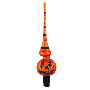 Santa Land 13.0 Inch Ferguson Mcfright Tree Topper Finial Halloween Pumpkin Tree Toppers - 1 of 4