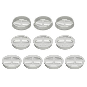 Unique Bargains Durable Impact-Resistant Scratch-Resistant Moisture-Resistant Air Vent Covers 10 Pcs - 1 of 4