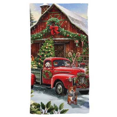 Briarwood Lane Hand Towel 26x18 Country Christmas Hand For Christmas Towel