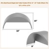2 Pack Single Axle Trailer Fenders with Fender Backs,Fits for 14to16”Wheels -32”x9”x15”Trailer Fenders Replacement for Car Hauler,Landscape Trailers - 2 of 4