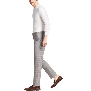Tommy Hilfiger Mens Modern Fit ThFlex Stretch Plaid Dress Pants Slacks - 1 of 1