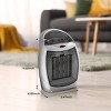 Kismile Electric Space Heater, Portable Heaters for Indoor Use, Engineered for Small Rooms or Offices, Dual Heating modes 950W/1500W - 3 of 4