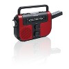 WeatherX WB/AM/FM Solar Charge Radio - Red (WR383R) - image 3 of 4