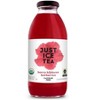 Just Ice Tea Organic Berry Hibiscus Herbal Tea- 16 oz Glass Bottles (12-Pack) – Unsweetened Brewed Tea, Organic ingredients - No sugar, Just tea - 2 of 4