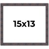 PosterPalooza | Slim Profile Brown Picture Frame - UV Acrylic, Backing Board, Hanging Hardware Included - 2 of 4
