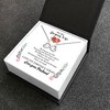 Wife Greeting Card Gift Sterling Silver Love Necklace Women Ginger Lyne Collection - 2 of 4
