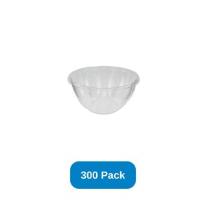 Jaya 32 oz Jaya Salad Bowl Compostable PLA Clear - Case of 300 - 1 of 2