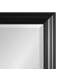 Kate and Laurel Dalat Plastic Rectangle Mirror, 28x40, Black - 3 of 4