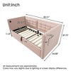 Kumasinova Twin Bed Frame with Headboard,Upholstered Storage Twin Bed Frames with USB/Type-C Charging,Velvet Bed Frame Twin with Hydraulic Lift - 2 of 4