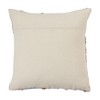 Saro Lifestyle Striped  Decorative Pillow Cover, Blue, 20" - 2 of 3