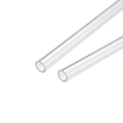 Unique Bargains Lamp Lantern Water Cooling System Acrylic Rigid Round Tubes 2 Pcs 10"
