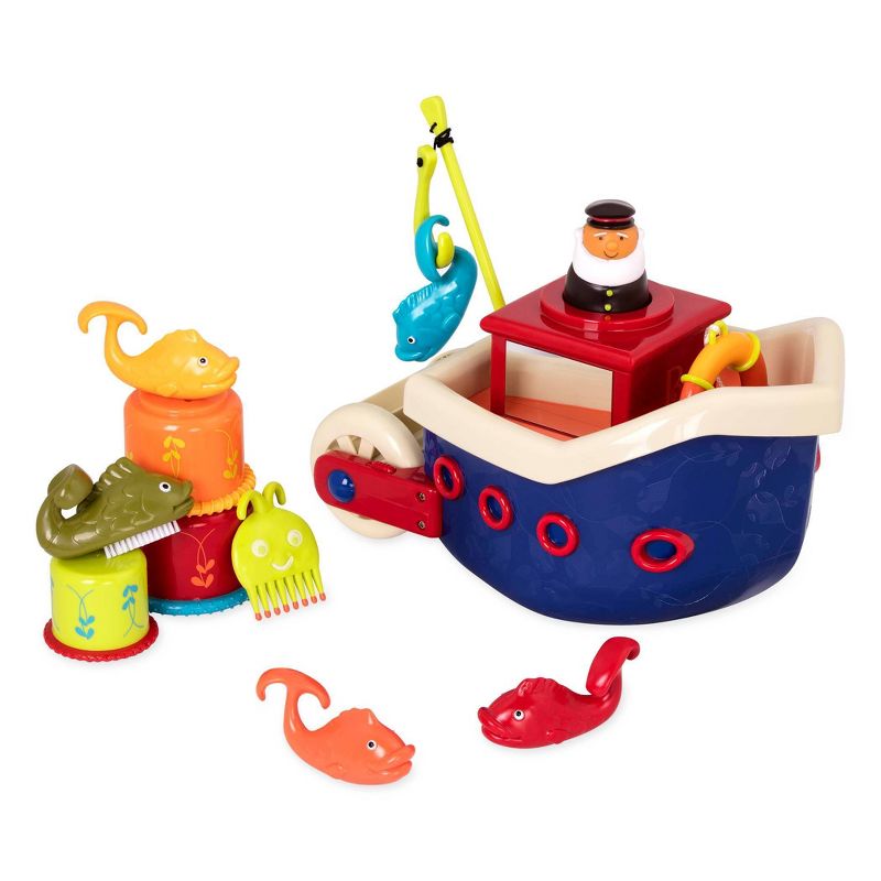 B. toys Bath Toy Set - Fish and Splish, 1 of 13