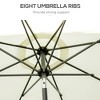 NicBex 9FT Fringe Patio Umbrella with Tilt & Crank,Foldable Outdoor Patio Table Umbrella,Patio Market Umbrella for Pool,Deck & Garden - 2 of 4