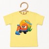 Leo the Truck Scoop Name Distressed - Toddler Short Sleeve Graphic T-Shirt - 2 of 3