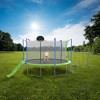 12FT /14FT Trampoline With Slide, Swings, Basketball Hoop, Large Recreational Trampoline, Home Outdoor Game Fitness Trampoline - 2 of 4