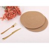 REGALWOVEN Farmhouse Kitchen Decor Indoor Outdoor Cotton Rope Dining Table Placemats 4 Pcs - 4 of 4