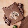 Simply Sage Market Sparkle Turkey Lightweight Garment Dyed Sweatshirt - 3 of 4