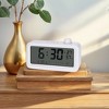 REGALWOVEN Battery Powered Triple Digital Temperature Alarm Clock 5.3 x 3.1 x 1.4 Inches - 2 of 4