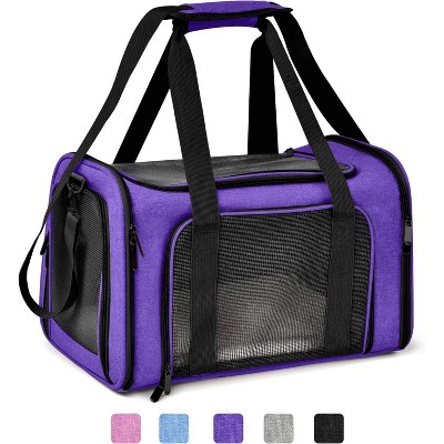 Cat Carriers Dog Carrier Pet Carrier For Small / Medium Cats Dogs Puppies (Up To 15lbs), TSA Airline Approved Small Dog Carrier Soft Sided