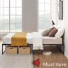 Jojoka Metal Platform Bed Frame - 14" Metal Platform, Sturdy 3-in-1 Steel Support, Heavy Duty Storage Bed, Noise-Free Design, Easy Assembly - 3 of 4