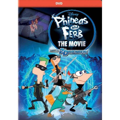 Phineas & Ferb The Movie: Across the Second Dimension (DVD)(2016)