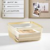 Metal Mesh Pantry Basket for Kitchen Storage - Set of 2 - Gold - 4 of 4