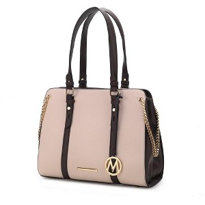 MKF Collection Amy Color Block Vegan Leather Women’s Tote Bag by Mia K - 1 of 4