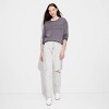 Women's Howdy Graphic Sweatshirt - Mineral Wash - 3 of 3