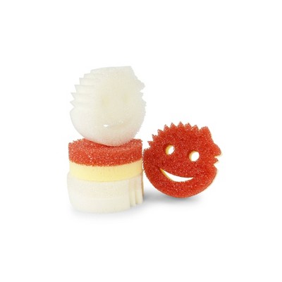 Scrub Daddy Dual-Sided Scrubber Sponge - 4ct