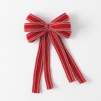 Sullivans Bow Ornament 16"H Red