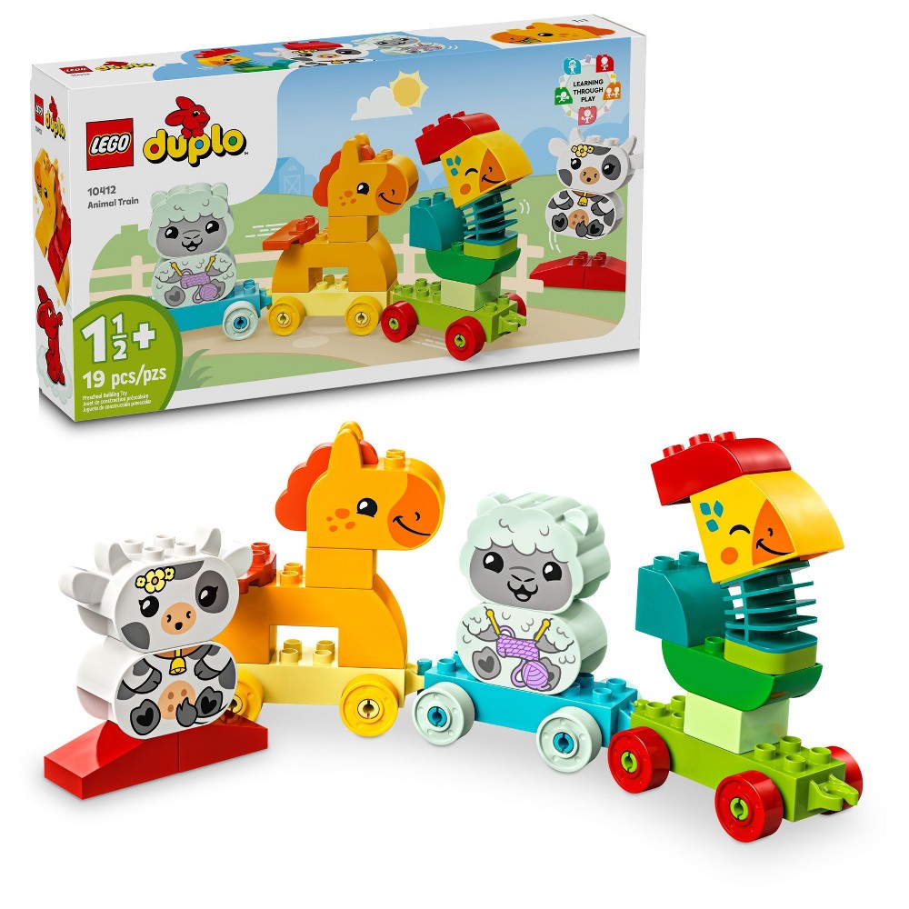 Photos - Construction Toy Lego DUPLO My First Animal Train and Horse Toy 10412 