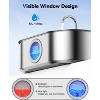 3.4Gal Dog Water Fountain for Large Dogs, 13L Stainless Steel Large Pet Fountain with Deeper & Wider Drinking Area - 3 of 4