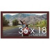 PosterPalooza | Panoramic Classic Modern Brown Frame - UV Acrylic, Foam Board Backing, Hanging Hardware - 3 of 4
