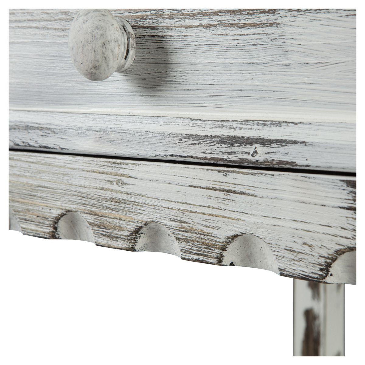 Rustic Cottage End Table - Rustic Antique Finish - Alaterre - thumbnail 8