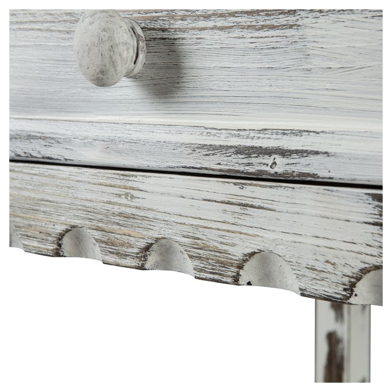 Rustic Cottage End Table - Rustic Antique Finish - Alaterre, 4 of 7