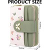 FATMOON Women’s Wallet - Stylish Floral RFID Bifold Purse with Zipper Coin Pocket & ID Window, Perfect for Daily Commuting, Shopping - 4 of 4