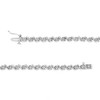 Haus of Brilliance Silver 1.0 Cttw Diamond Spiral Wave Curved-Link Tennis Bracelet - 3 of 4