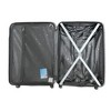 Travel-ready 3-set luggage with scratch-resistant ABS shells, smooth-rolling spinner wheels, and security TSA locks. - 3 of 4