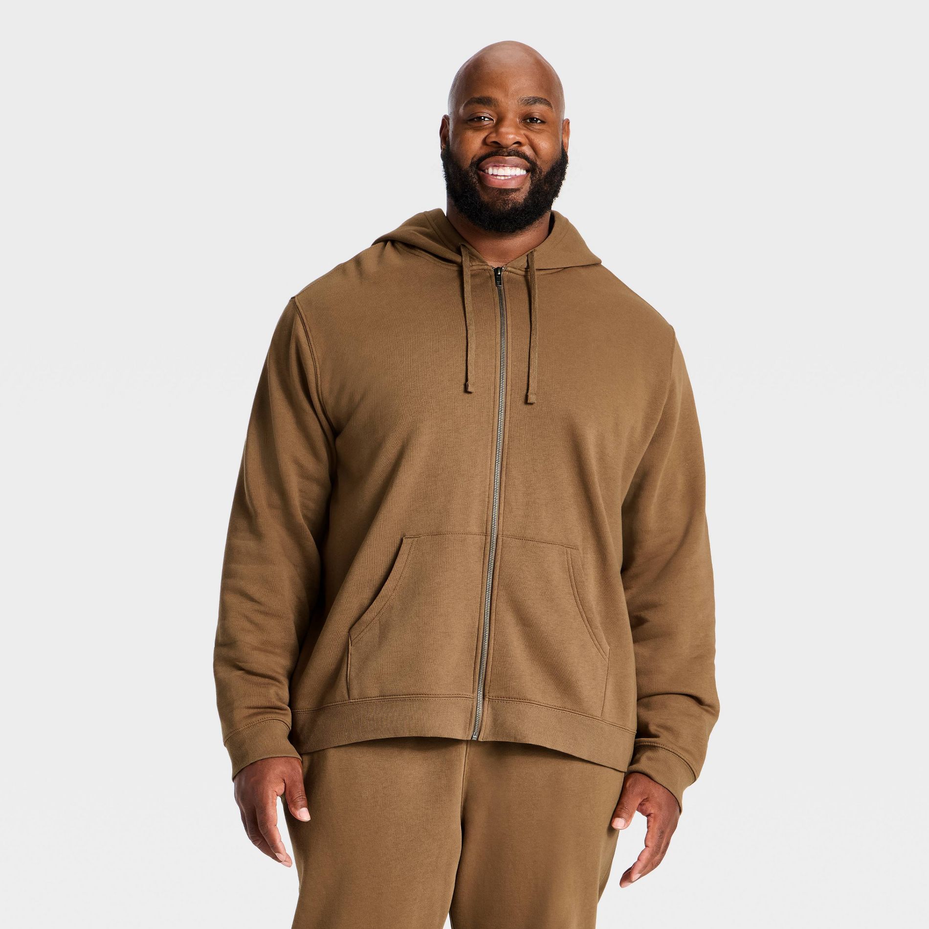 Men's Every Wear Hooded Fleece Full Zip Sweatshirt - Goodfellow & Co™