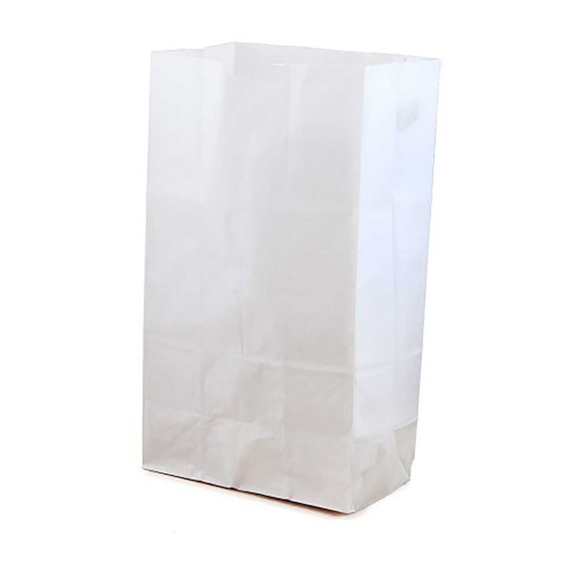 Hygloss Large Gusseted Paper Bags, 6" x 3.5" x 11", White, 100/Pack, 3 of 4