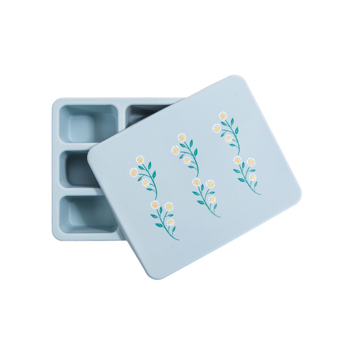Austin Baby Co Leak-proof Silicone Bento Box for Toddlers and Kids- Durable & Eco-Friendly five compartment Lunch Box - thumbnail 7