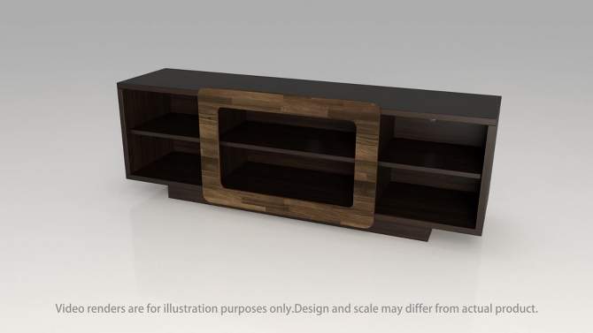 Dimanche TV Stand for TVs up to 70&#34; Dark Wenge - HOMES: Inside + Out, 2 of 11, play video