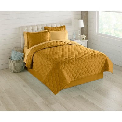 Peacock Geo Reversible Twin Quilt with Cotton Fill