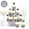 Big Dot of Happiness Through the Decades - Cupcake Decoration - 50s, 60s, 70s, 80s, and 90s Party Cupcake Wrappers and Treat Picks Kit - Set of 24 - 2 of 4