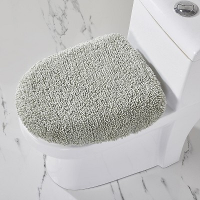 Hugo Bath Rug 100% Premium Cotton Tufted Chevron & Solid Pattern Bathmats for Bathroom, Soft Absorbent Machine Washable Floor Bathmat