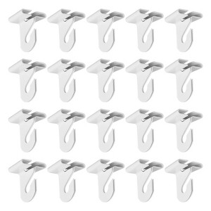 Unique Bargains Metal T-Bar Track Tiles Suspended Plants Utility Drop Ceiling Hooks - 1 of 4