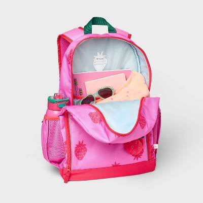 Cat & Jack - Brandclub - Kids' 17'' Classic Backpack - Cat  & Jack™ Strawberry: Food Pattern