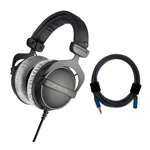 Beyerdynamic Dt 770 Pro 80 Ohm Over-ear Studio Headphones (black) Bundle :  Target