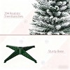 TopComfy Christmas Tree Stands Artificial Christmas Tree with Realistic Branches Christmas Interior Decor for Living Room, White, 36.25"*7.09"*7.09" - 4 of 4